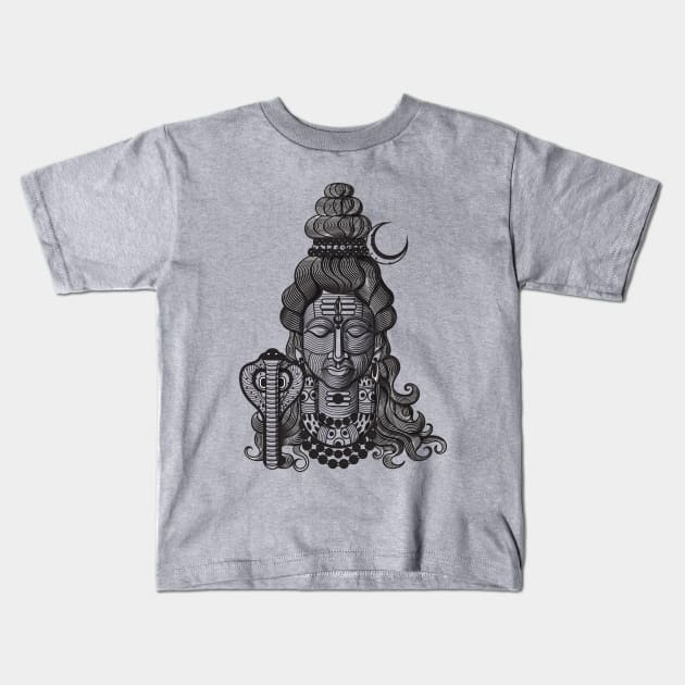 shiva Kids T-Shirt by vaicitriya